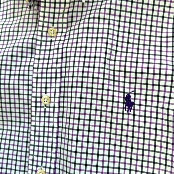 Ralph Lauren custom fit plaid button down - Picture 3 of 6